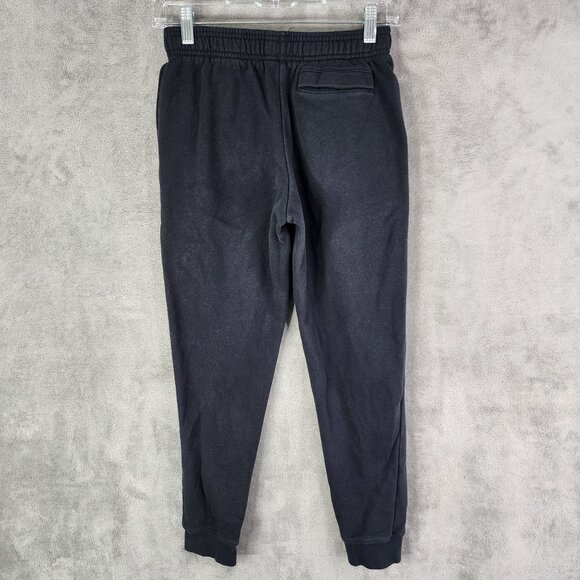 Boys Black Under Armour Jogger Pants Cotton & Polyester Drawstring Size YLG - Picture 8 of 12